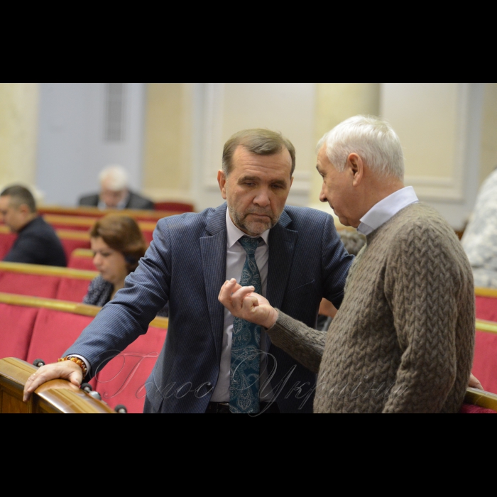 22 грудня 2017 сесія Верховної Ради України. Олександр Бакуменко БП, Віктор Король БП.