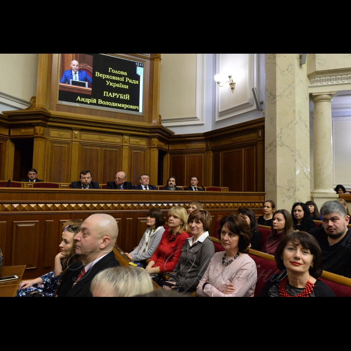 Нагородження працівників апарату Верховної ради України Головою ВР України Андрієм Парубієм. Петро Боднар - Перший заступник Керівника Апарату - керуючий справами