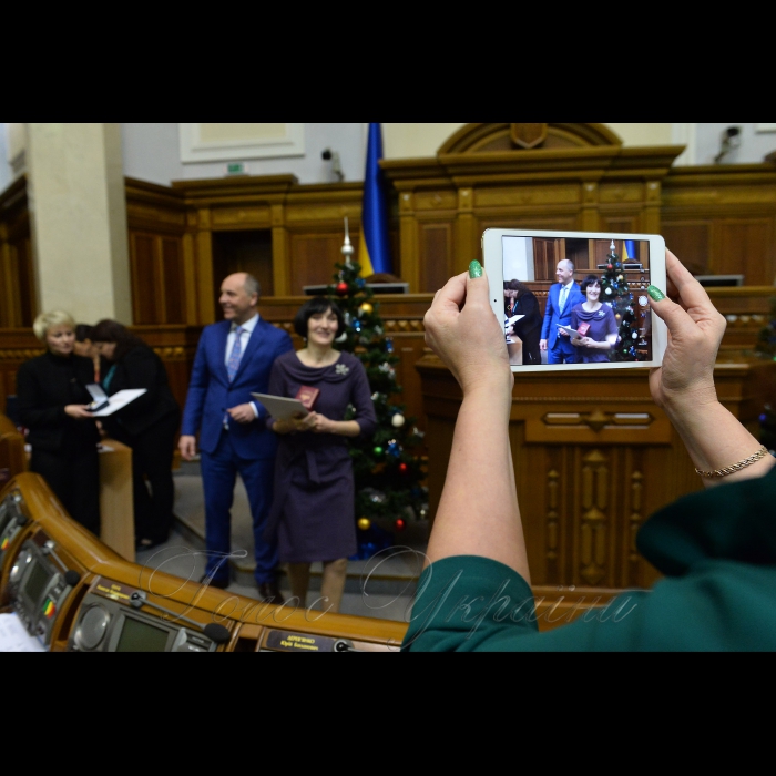 Нагородження працівників апарату Верховної ради України Головою ВР України Андрієм Парубієм