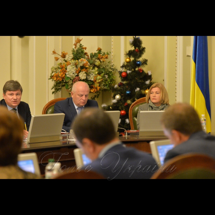 15 січня 2018 погоджувальна рада Верховної Ради України. Артур Герасимов БПП, 1-й віце-прем’єр Степан Кубів, 1-й заступник Голови ВР Ірина Геращенко.