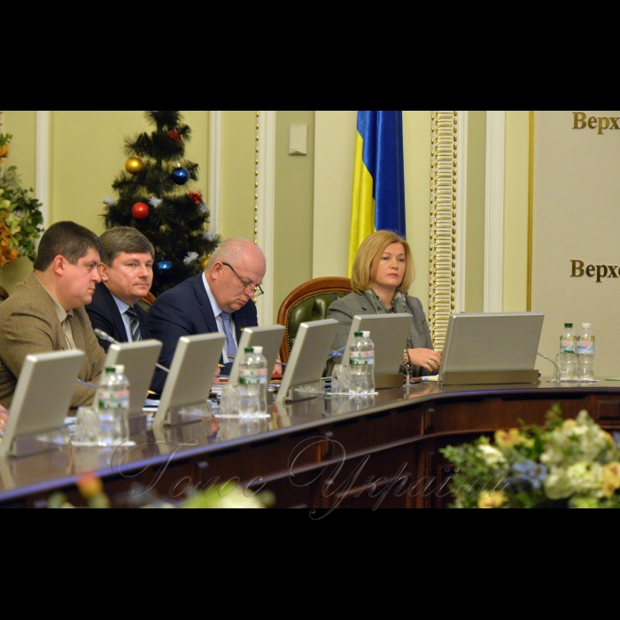 15 січня 2018 погоджувальна рада Верховної Ради України. Максим Бурбак - НФ, Артур Герасимов БПП, 1-й віце-прем’єр Степан Кубів, 1-й заступник Голови ВР Ірина Геращенко.