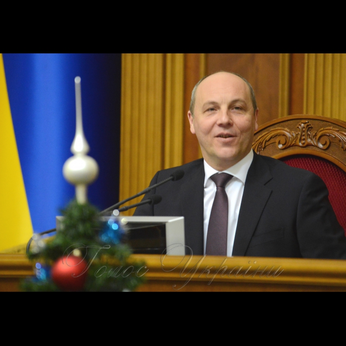 16 січня 2018 пленарне засідання Верховної Ради України. Андрій Парубій.