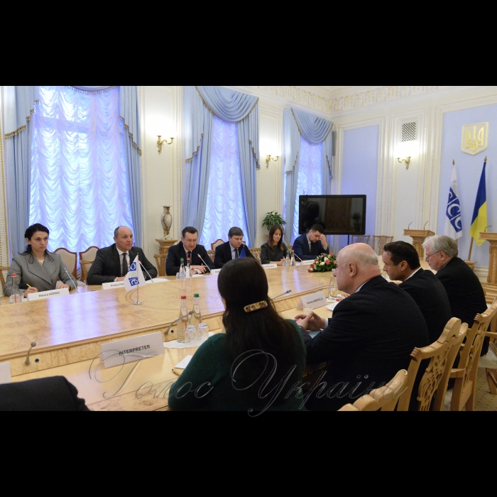 18 січня 2018 зустріч Голови Верховної Ради України Андрія Парубія з Президентом Парламентської асамблеї ОБСЄ (ПА ОБСЄ) Г. Церетелі.