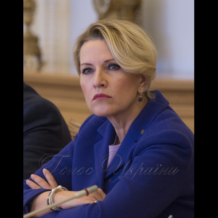 6 лютого 2018 зустріч Першого заступника Голови Верховної Ради України Ірини Геращенко з делегацією Парламенту Республіки Албанія на чолі з Головою Комітету у закордонних справах Мімі Кодєлі.