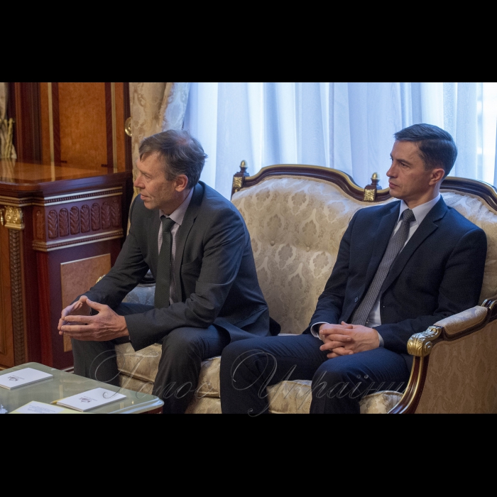 7 лютого 2018 зустріч Голови Верховної Ради України Андрія Парубія з делегацією парламентської комісії лівансько-української дружби Націонольних Зборів Ліванської Республіки.