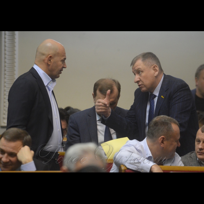 7 лютого 2018 сесія Верховної Ради України. Ігор Кононенко БП, Петро Юрчишин БП.