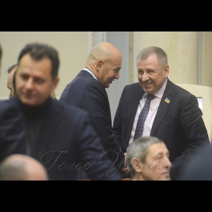 8 лютого 2018 сесія Верховної Ради України. Ігор Кононенко БП, Петро Юрчишин БП.