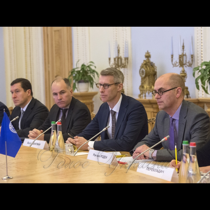 15 лютого 2018 зустріч Голови Верховної Ради України Андрія Парубія з групою експертів Міжнародного Валютного Фонду (МВФ).