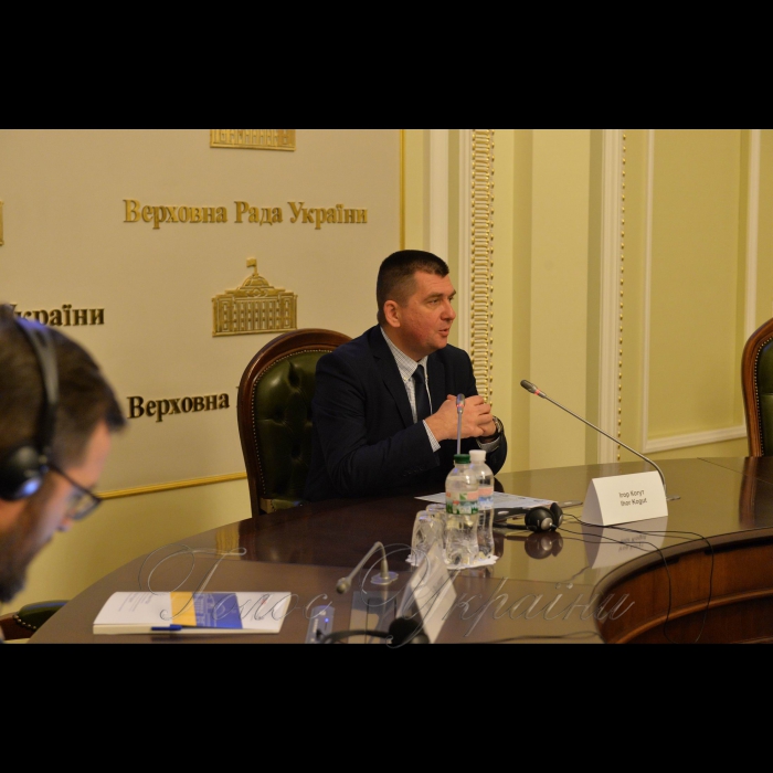 15 лютого 2018 дискусія у Верховній Раді України на тему «Формування парламентської коаліції» в рамках візиту делегації Бундестагу ФРН за участю Ганни Гопко, Марії Іонової, Рефата Чубарова.
Ігор Когут.