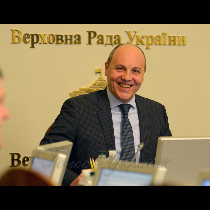 26 лютого 2018 засідання Погоджувальної ради у Верховній Раді України. Андрій Парубій.