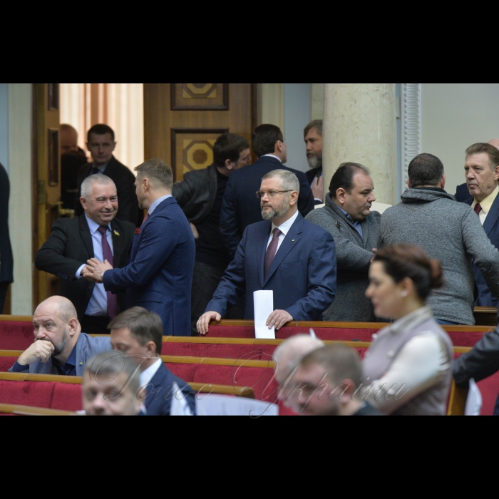 27 лютого 2018 сесія Верховної Ради України. Олександр Вілкул – ОБ.