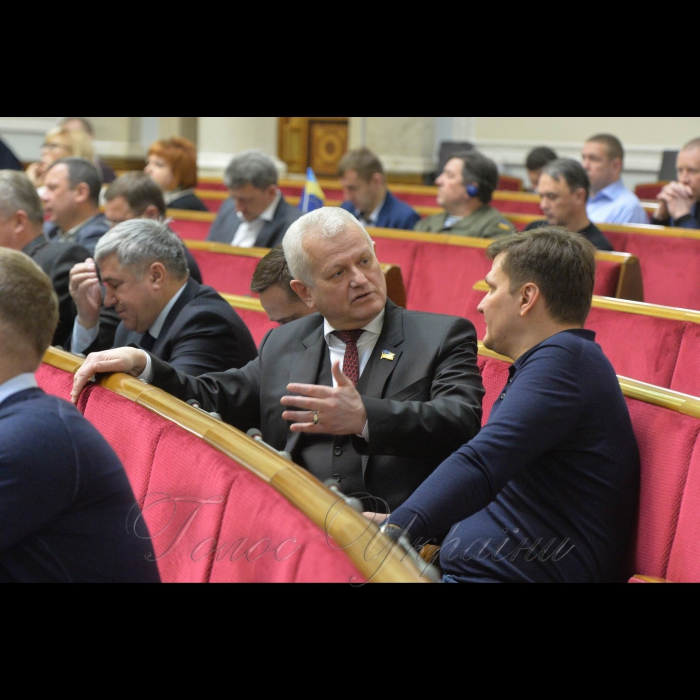 28 лютого 2018 сесія Верховної Ради України. Олександр Співаковський БПП, Сергій Хлань БПП.
