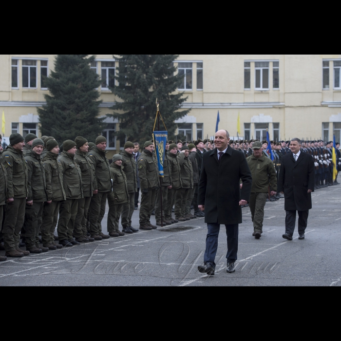 14 березня 2018 Голова Верховної Ради України Андрій Парубій взяв участь в урочистих заходах з нагоди Дня українського добровольця, які відбулись на території військової частини №3066 Північного Київського територіального управління Національної гвардії України (м. Київ, вул. Коновальця, 38).