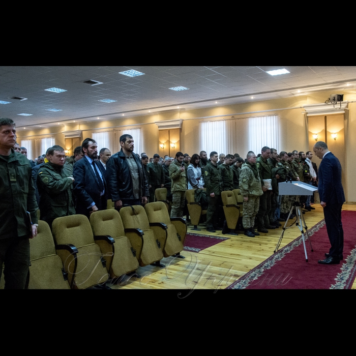 14 березня 2018 Голова Верховної Ради України Андрій Парубій взяв участь в урочистих заходах з нагоди Дня українського добровольця, які відбулись на території військової частини №3066 Північного Київського територіального управління Національної гвардії України (м. Київ, вул. Коновальця, 38).