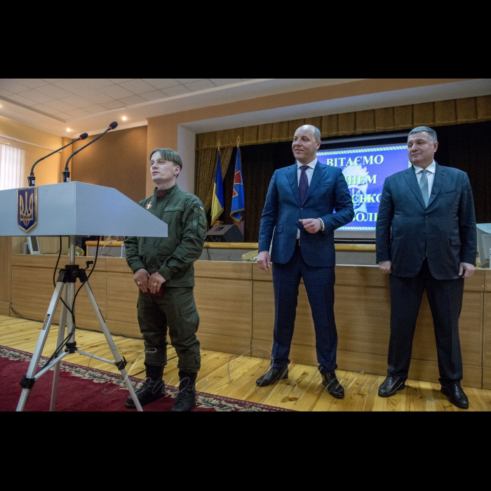 14 березня 2018 Голова Верховної Ради України Андрій Парубій взяв участь в урочистих заходах з нагоди Дня українського добровольця, які відбулись на території військової частини №3066 Північного Київського територіального управління Національної гвардії України (м. Київ, вул. Коновальця, 38).
Лейтенанта Володимира Пастушка позивний 