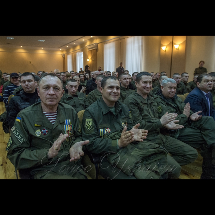 14 березня 2018 Голова Верховної Ради України Андрій Парубій взяв участь в урочистих заходах з нагоди Дня українського добровольця, які відбулись на території військової частини №3066 Північного Київського територіального управління Національної гвардії України (м. Київ, вул. Коновальця, 38).