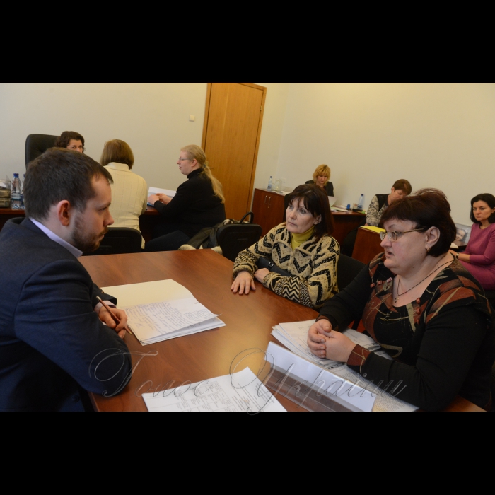 16 березня 2018 особистий прийом громадян народними депутатами України – членами депутатської фракції Політичної партії «Народний фронт» Дмитром Стеценко та Оленою Бойко.