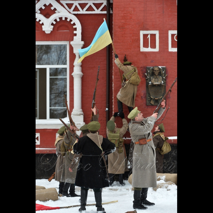 Військово-історична реконструкція бою між підрозділом Армії Української Народної Республіки та російсько-більшовицькими окупантами, в Боярці Київської області