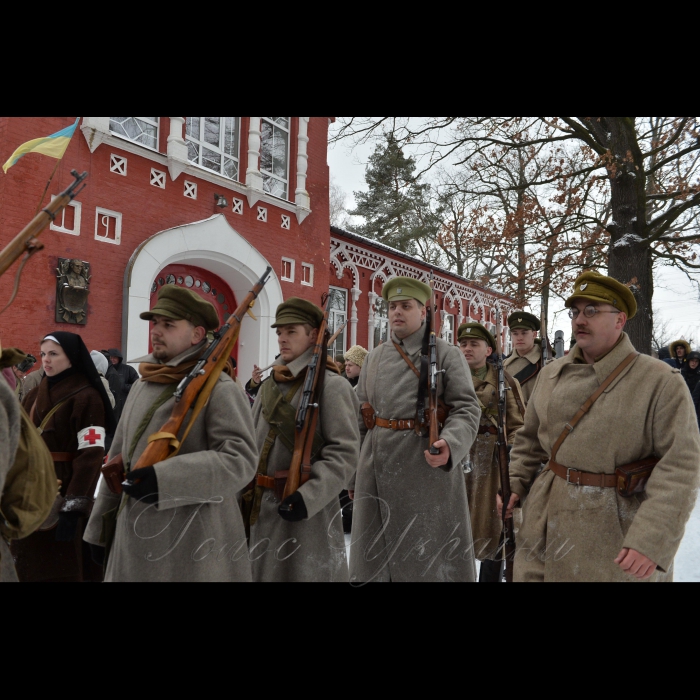 Військово-історична реконструкція бою між підрозділом Армії Української Народної Республіки та російсько-більшовицькими окупантами, в Боярці Київської області