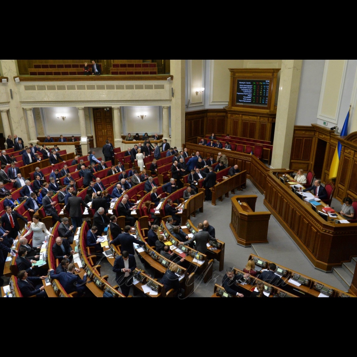 Сесія Верховної Ради України. Зал ВР