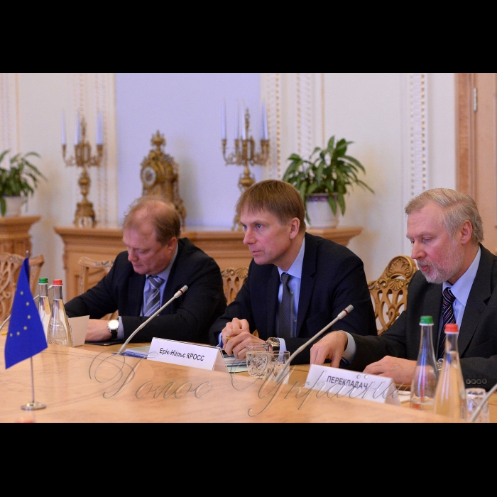 Зустріч Голови Верховної Ради України Андрія Парубія з співдоповідачем комітету ПАРЄ з питань дотримання обов’язків та зобов’язань державами-членами Ради Європи (Моніторинговий комітет) Е.Н.Кроссом