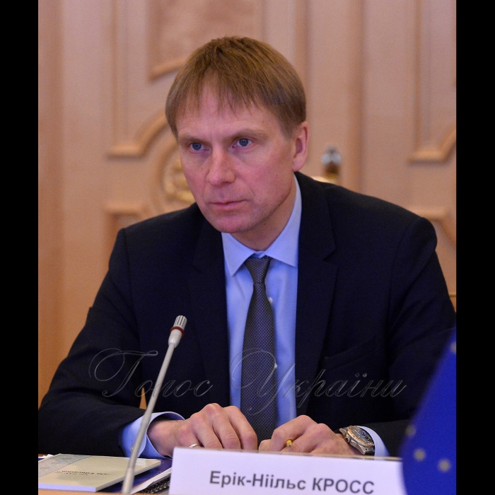 Зустріч Голови Верховної Ради України Андрія Парубія з співдоповідачем комітету ПАРЄ з питань дотримання обов’язків та зобов’язань державами-членами Ради Європи (Моніторинговий комітет) Е.Н.Кроссом