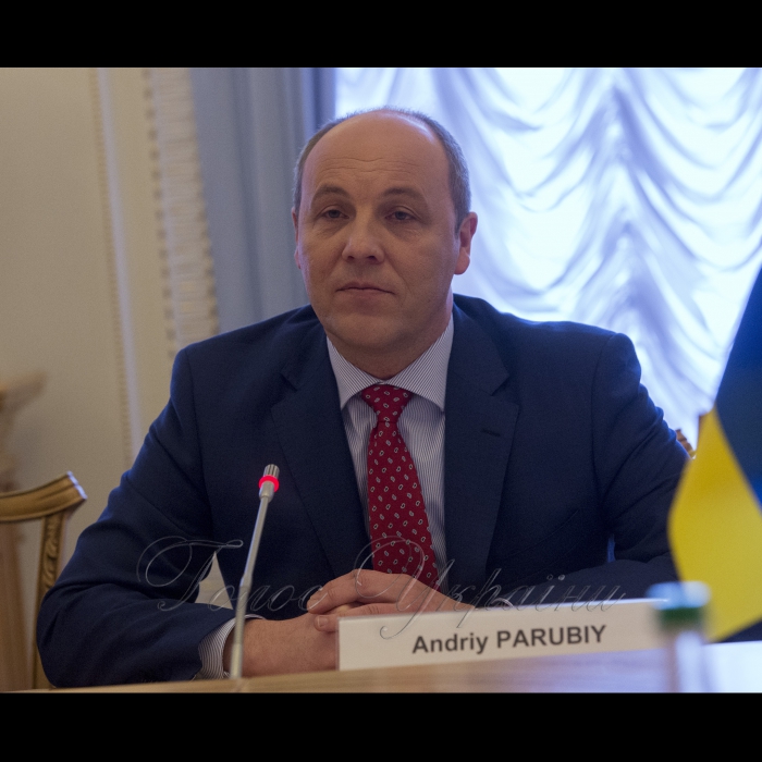 Зустріч Голови Верховної Ради України Андрія Парубія з Міністром у справах Європи та закордонних справ Франції Ж-І. Ле Дріаном