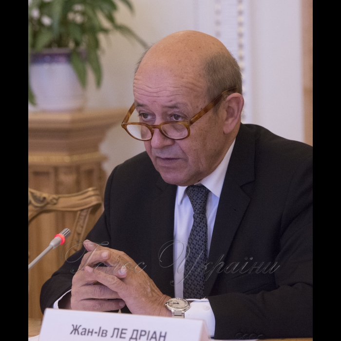 Зустріч Голови Верховної Ради України Андрія Парубія з Міністром у справах Європи та закордонних справ Франції Ж-І. Ле Дріаном