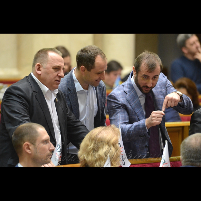6 квітня 2018 засідання ВР. Василь Омельченко РП, Олексій Кириченко РП, Сергій Рибалко РП.