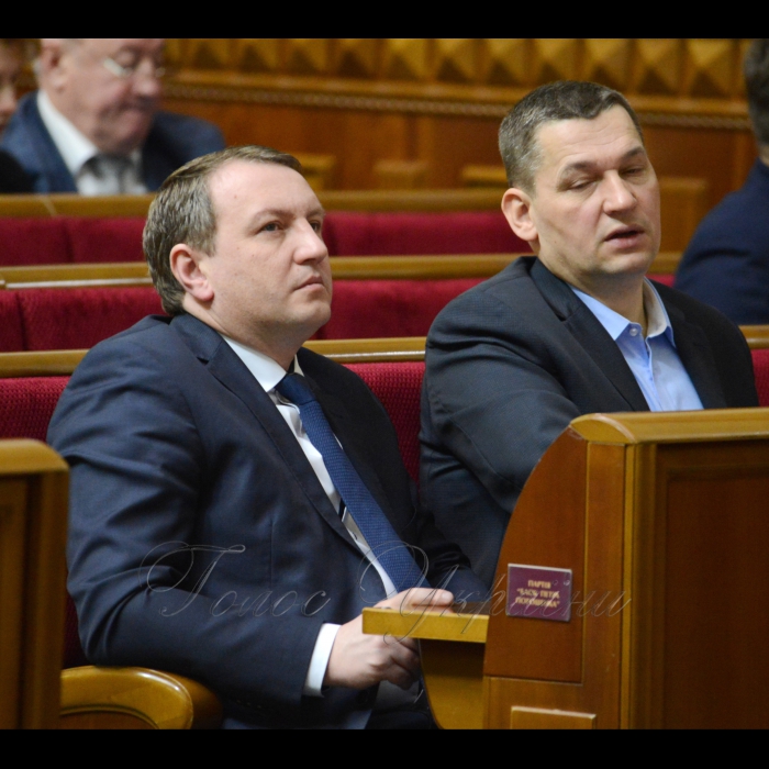 6 квітня 2018 засідання ВР. Іван Рибак БП, Микола Люшняк БП.