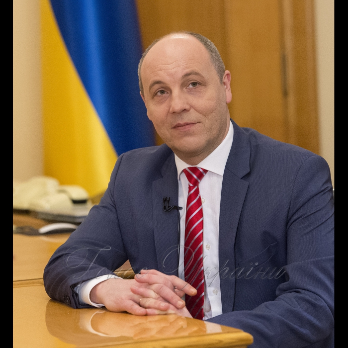 6 квітня 2018 Голова Верховної Ради України Андрій Парубій в інтерв’ю телеканалу РАДА.