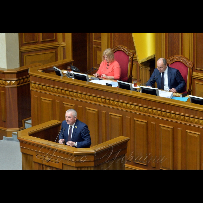 17 квітня 2018 сесія Верховної Ради України. Володимир Арешонков.