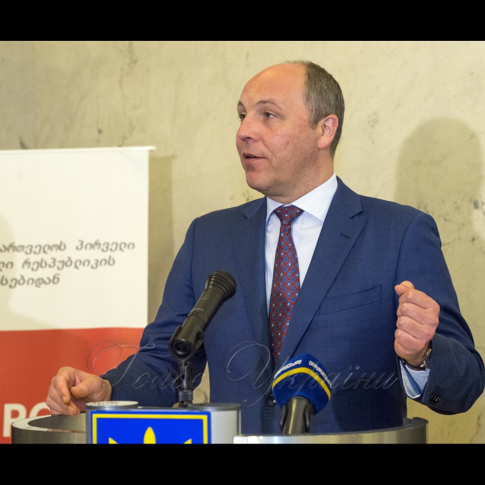 22 травня 2018 за участі Голови Верховної Ради України Андрія Парубія та за підтримки Посольства Грузії в Україні відбулася презентація фотовиставки «Перша Грузинська Демократична Республіка». Голова Верховної Ради України Андрій Парубій.