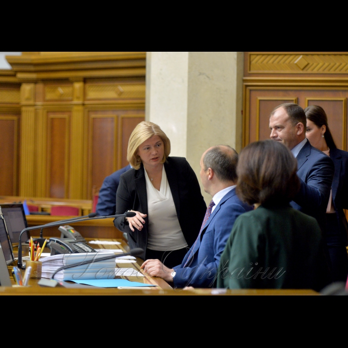 22 травня 2018 сесія Верховної Ради України. Ірина Геращенко.