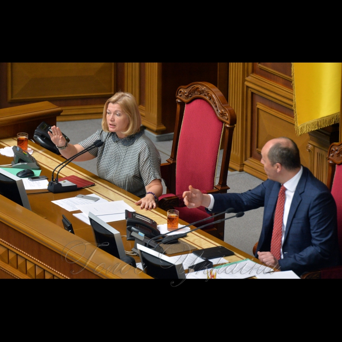 23 травня 2018 сесія Верховної Ради України. Ірина Геращенко, Парубій.
