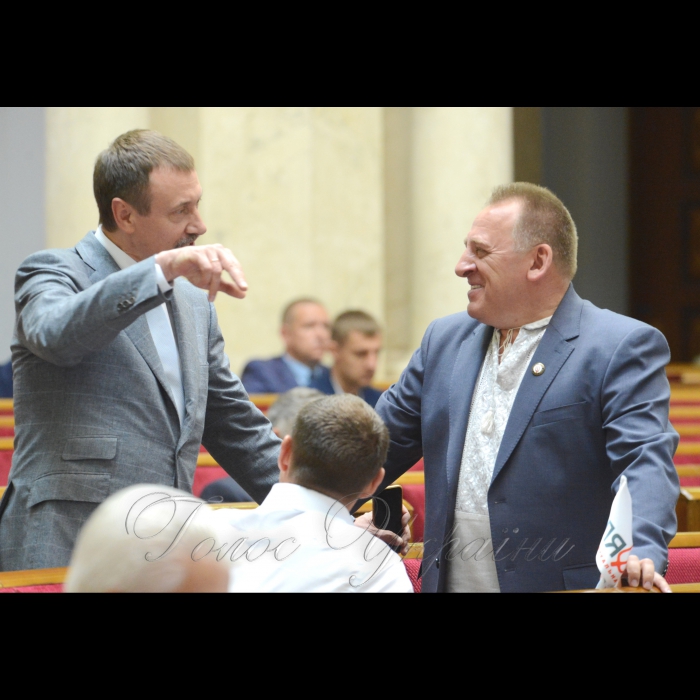 25 травня 2018 сесія Верховної Ради України. Михайло Папієв ОП, Василь Амельченко РП.