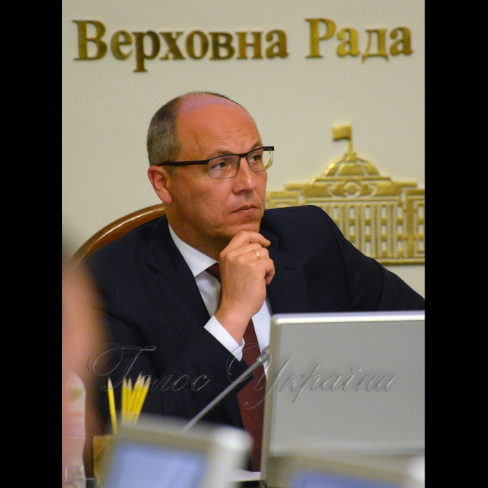 4 червня 2018 засідання погоджувальної ради. Андрій Парубій.