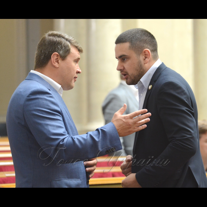 Сесія Верховної Ради України. Вадим Івченко Б Євген Дейдей РП 