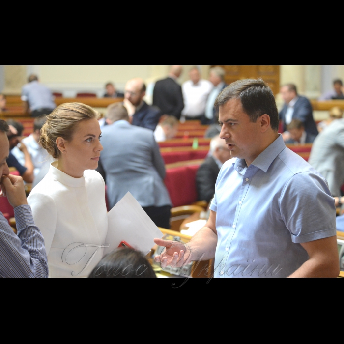 Сесія Верховної Ради України. Олена Сотник САМ Тарас Пастух САМ
