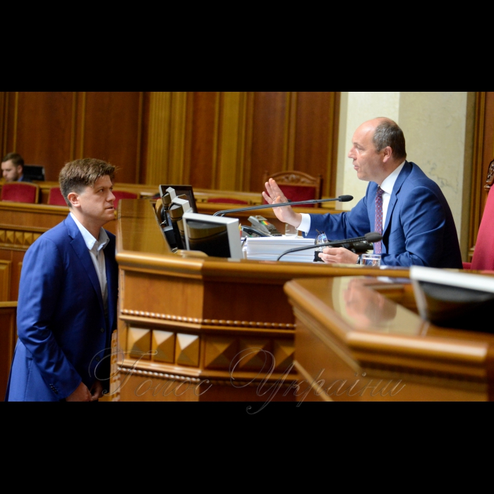 Сесія Верховної Ради України. Іван Вінник БП Андрій Парубій