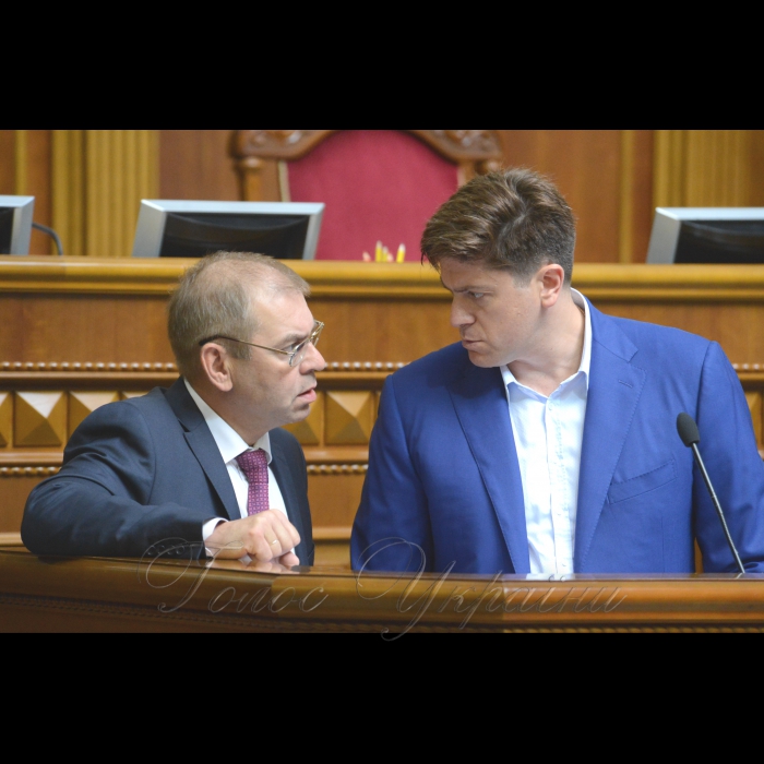 Сесія Верховної Ради України. Сергій Пашинський НФ Іван Вінник БП