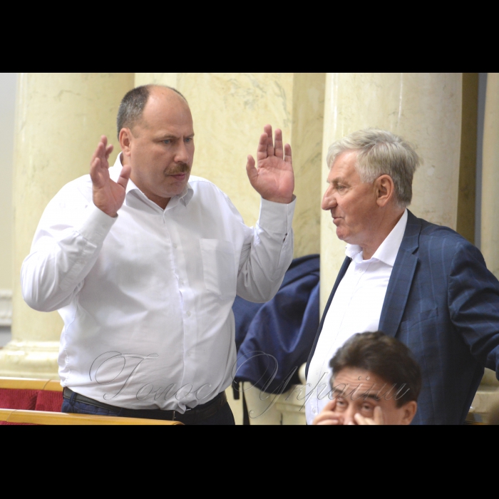 Сесія Верховної Ради України. Олег Медуниця БП Микола Лаврик БП