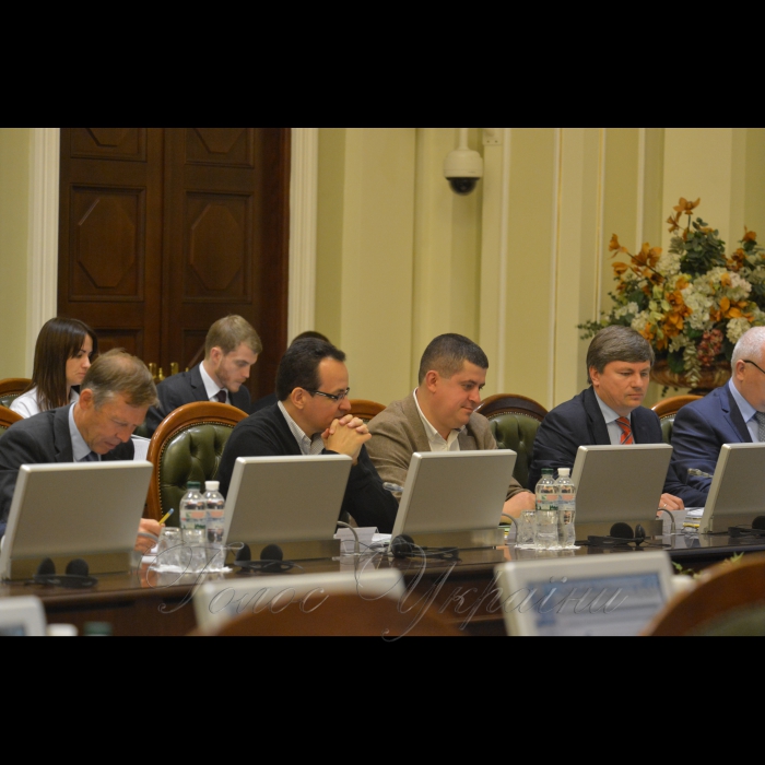 Засідання Погоджувальної ради Верховної Ради України. Сергій Соболєв (Б) Олег Березюк (САМ) Максим Бурбак (НФ) Артур Герасимов (БП)