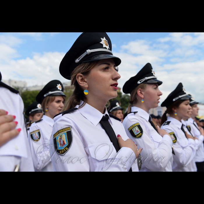 Голова Верховної Ради України Андрій Парубій спільно з Президентом України Петром Порошенком, Прем’єр-міністром України Володимиром Гройсманом, співробітниками Національної поліції взяв участь в урочистостях з нагоди третьої річниці створення Національної поліції України на Софійській площі.