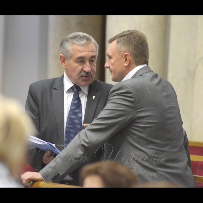 Сесія Верховної Ради України. Олександр Марченко позафр. Олександр Горбунов НФ