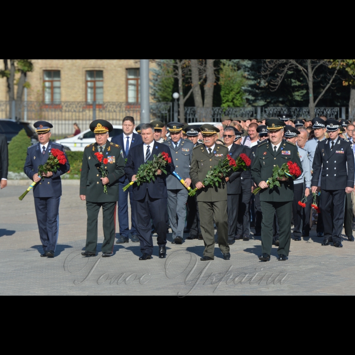 22 серпня 2018 ритуал увічнення пам’яті працівників органів внутрішніх справ та відкриття нових меморіальних плит, на яких вперше викарбувані імена загиблих поліцейських, прикордонників, гвардійців та рятувальників. Участь у акції взяв міністр внутрішніх справ України Арсен Аваков, керівництво Міністерства внутрішніх справ та Національної поліції.