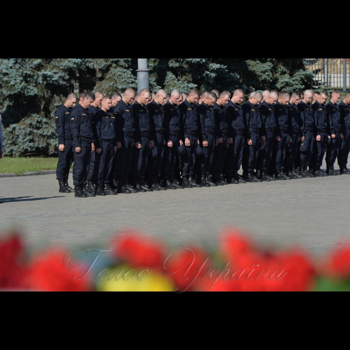22 серпня 2018 ритуал увічнення пам’яті працівників органів внутрішніх справ та відкриття нових меморіальних плит, на яких вперше викарбувані імена загиблих поліцейських, прикордонників, гвардійців та рятувальників. Участь у акції взяв міністр внутрішніх справ України Арсен Аваков, керівництво Міністерства внутрішніх справ та Національної поліції.