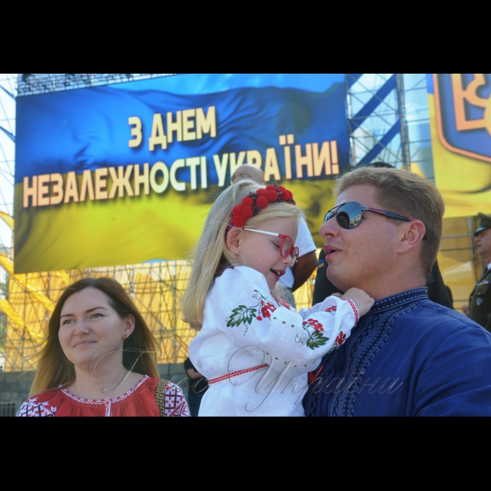 24 серпня 2018 Голова Верховної Ради України Андрій Парубій разом з Президентом України, Верховним головнокомандувачем Петром Порошенком, Прем’єр-міністром України Володимиром Гройсманом, народними депутатами, урядовцями, гостями столиці взяли участь в урочистих заходах з нагоди святкування 27-ї річниці Незалежності України.
У параді взяли участь 18 іноземних делегацій із різних країн світу, зокрема із Великої Британії, США, Канади, Литви, Естонії, Польщі, Румунії, Молдови, Грузії, Латвії, Данії, Польщі.
