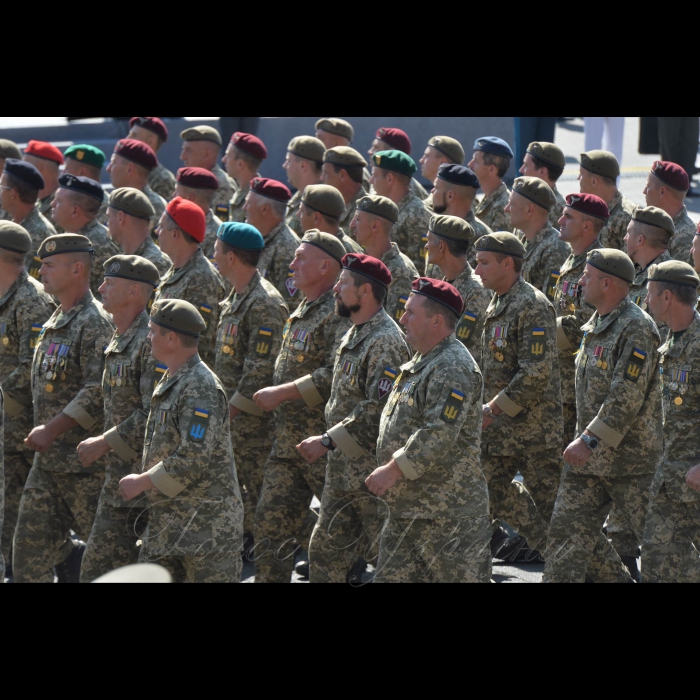 24 серпня 2018 Голова Верховної Ради України Андрій Парубій разом з Президентом України, Верховним головнокомандувачем Петром Порошенком, Прем’єр-міністром України Володимиром Гройсманом, народними депутатами, урядовцями, гостями столиці взяли участь в урочистих заходах з нагоди святкування 27-ї річниці Незалежності України.
У параді взяли участь 18 іноземних делегацій із різних країн світу, зокрема із Великої Британії, США, Канади, Литви, Естонії, Польщі, Румунії, Молдови, Грузії, Латвії, Данії, Польщі.