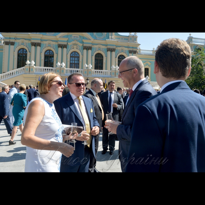 24 серпня 2018 День Незалежності України.
Святкове прийняття у Маріїнському палаці за участю Голови Верховної Ради України Андрія Парубія.